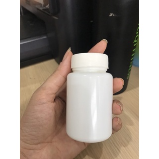 Combo 100 vỏ chai lọ HDPE đựng viên thuốc 100ML chọn nắp nhấn 2 lớp và nắp vặn