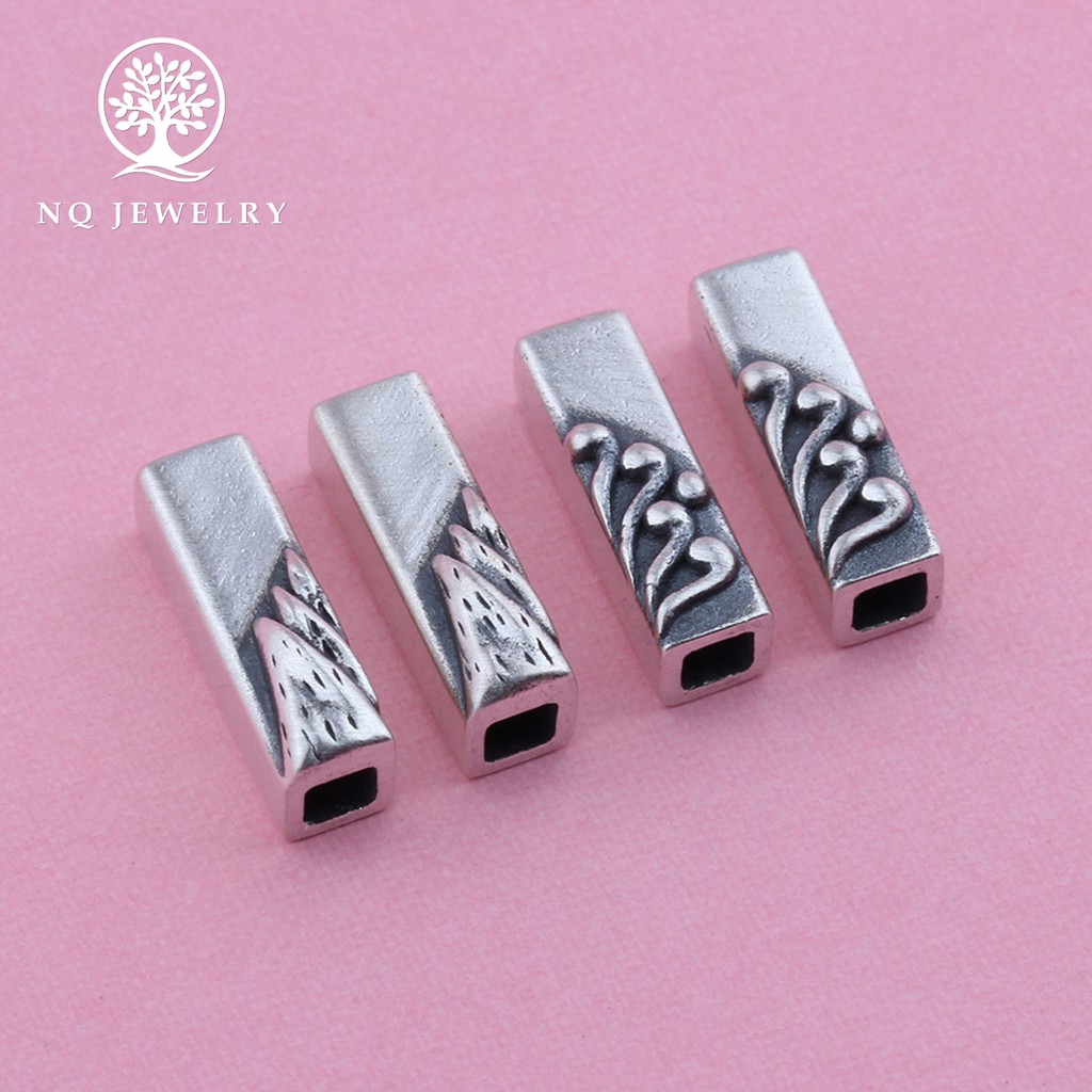 Charm bạc đôi Sông - Núi - NQ Jewelry