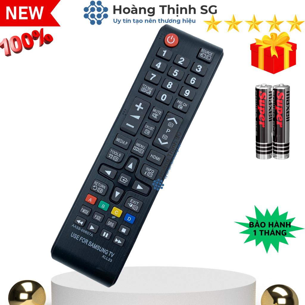 Remote điều khiển tivi Samsung 00607A, điều khiển TV Samsung các dòng tivi SMART /LED/ LCD - Tặng kèm pin