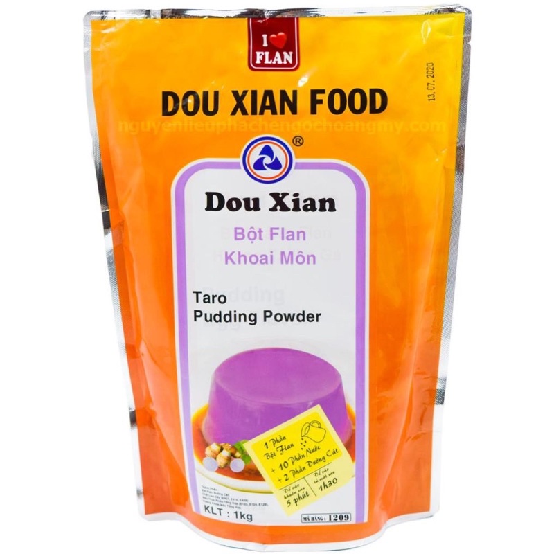 Bột Pudding Khoai Môn Dou Xian Food 1kg