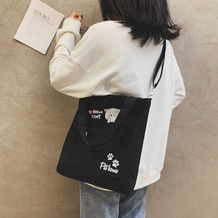 Túi tote size đại cony đáng yêu có ảnh thật