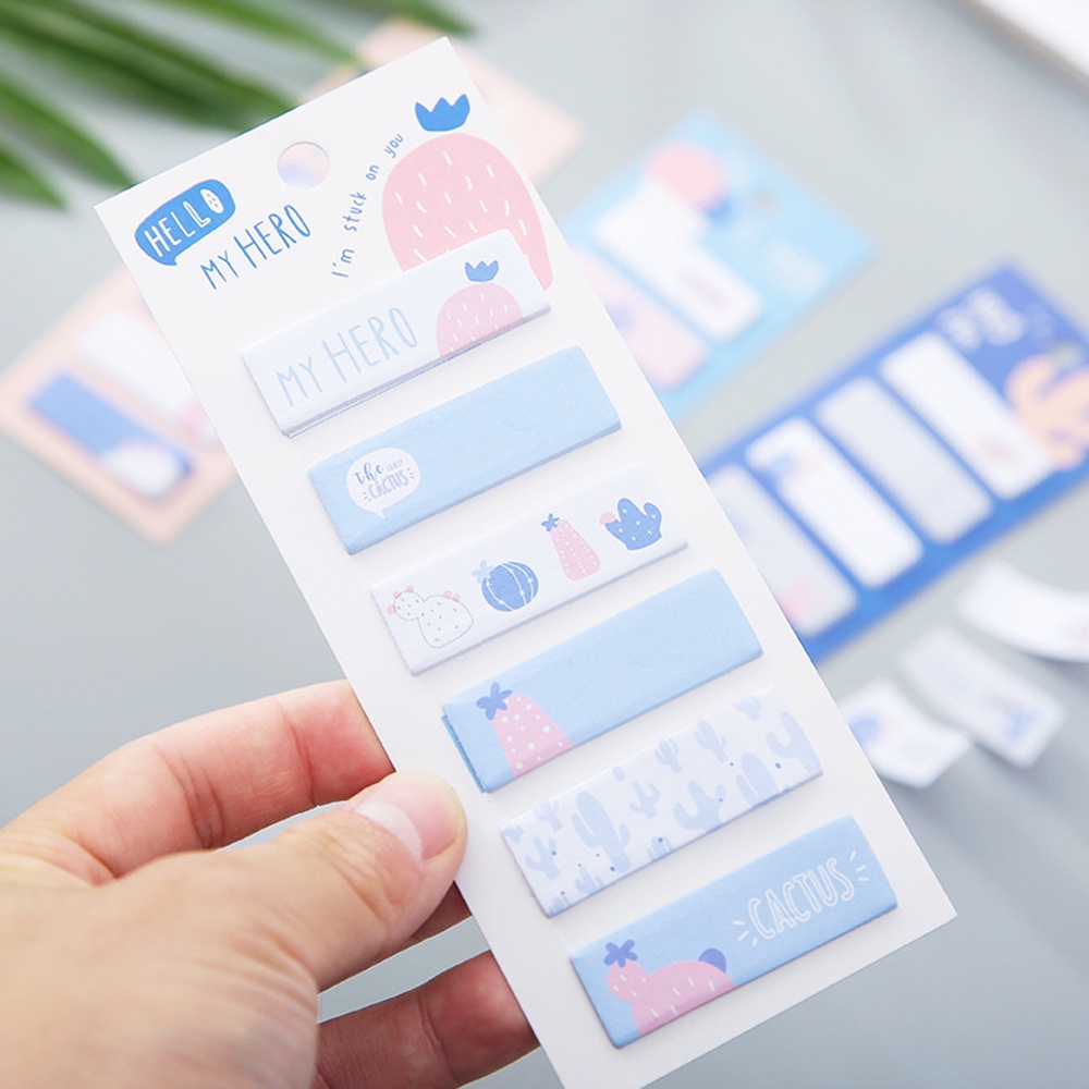 Giấy Ghi Chú Hình Cây Xương Rồng Dễ Thương Sáng Tạo Cho Học Sinh / Văn Phòng / Trường Học 81