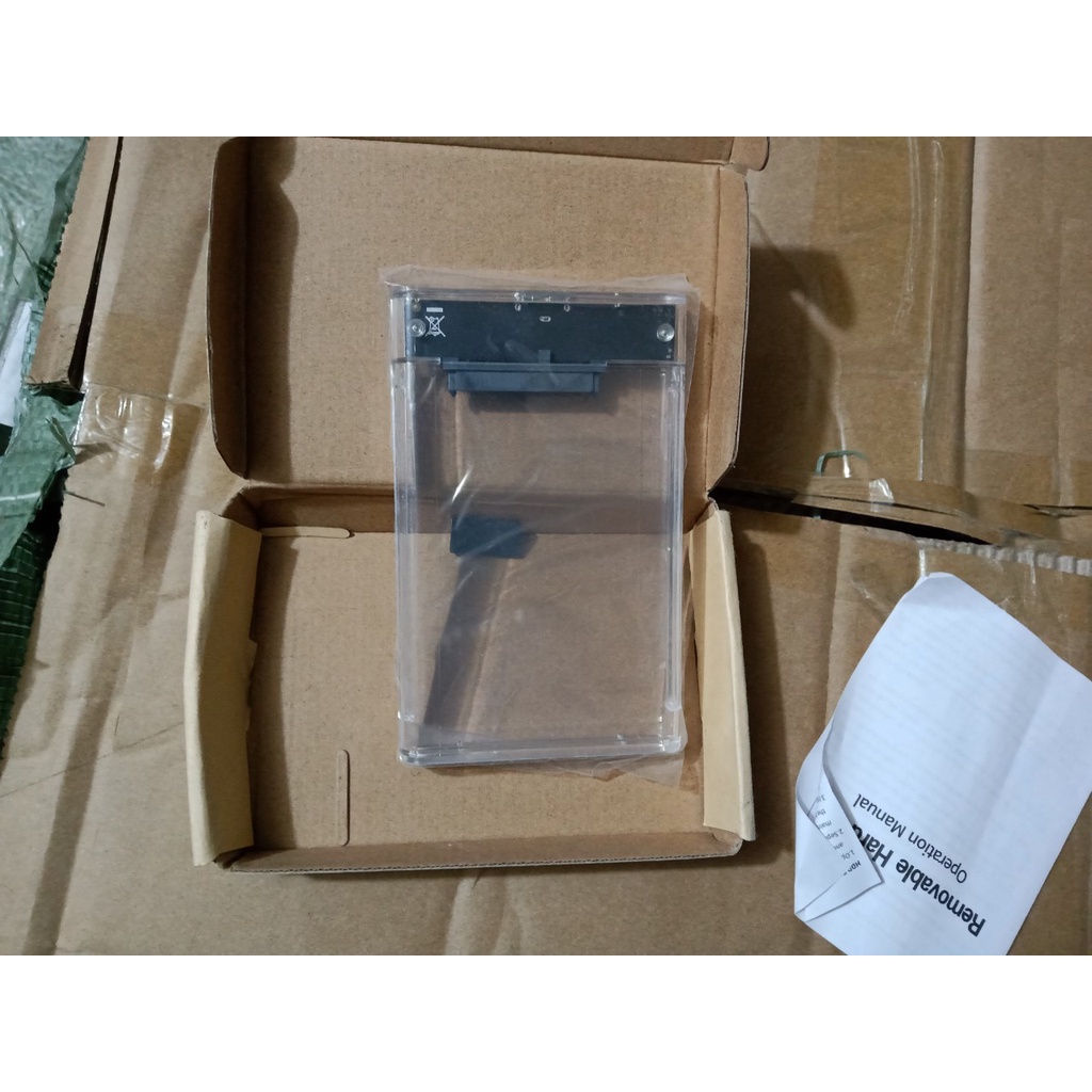 Hộp đựng ổ cứng - HDD box 2.5 usb 3.0 trong suốt  TTBO Computer