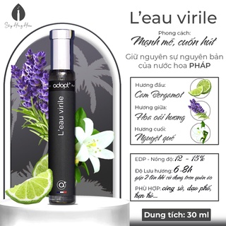 Nước Hoa Nam Adopt Hương Thơm Mạnh Mẽ - L EAU VIRILE Dung Tích 30ml