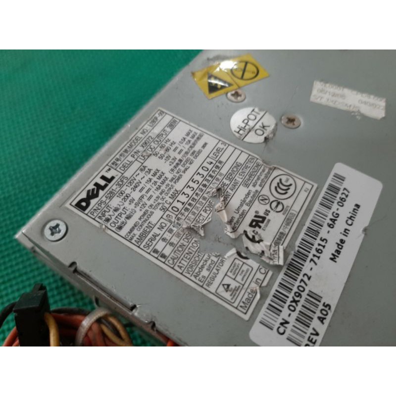 DELL L280P-00 280 WATT PFC POWER SUPPLY FOR OPTIPLEX 620/745/755 . sài tốt