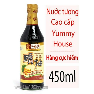 [LUÔN CÓ HÀNG] NƯỚC TƯƠNG CAO CẤP YUMMY HOUSE 450ML - YUMMY HOUSE PREMIUM SOY SAUCE