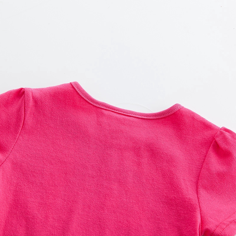 Đầm Luckycandy ngắn tay in hình chú ngựa Pony hoạt hình dễ thương cho bé gái