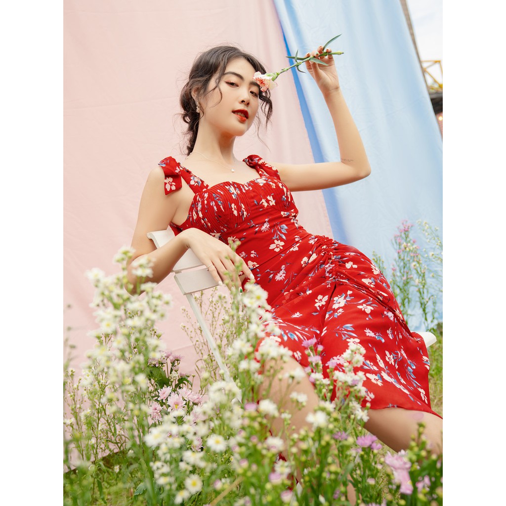 [Mã WABRLOW5 giảm 15% đơn 300K] OLV - Chân váy Lucky Ruching Side Skirt | BigBuy360 - bigbuy360.vn