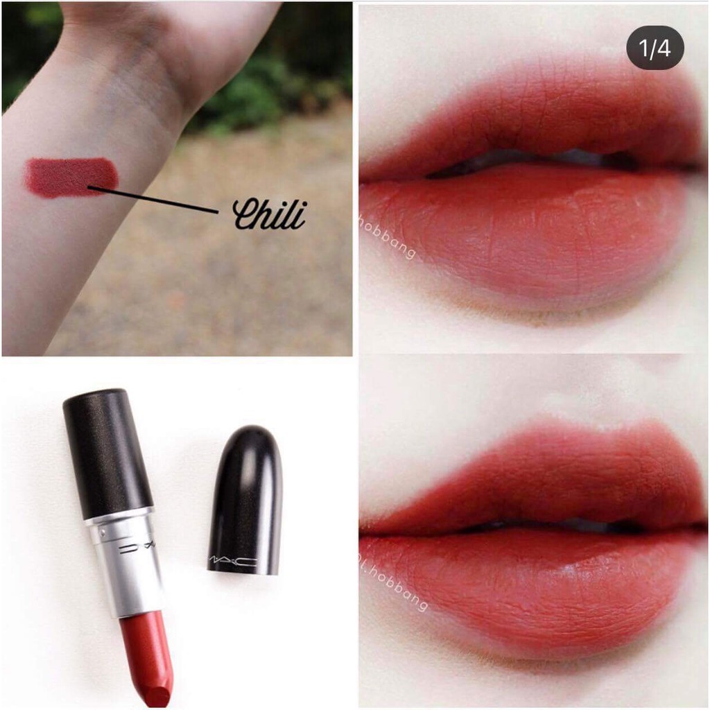 Son lì MAC Cosmetic 2017 - màu Chili