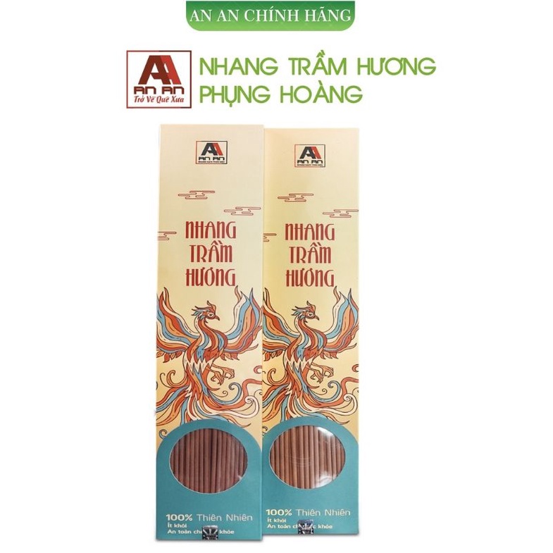 Nhang không hóa chất thảo mộc An An hương trầm hương, hộp ~100 cây