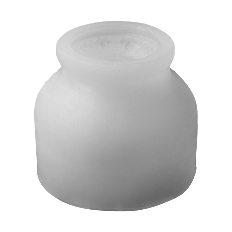 Khuôn silicone tạo hình làm chậu hoa hình tròn 3D