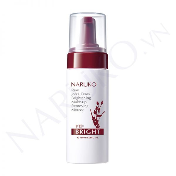 Mẫu Mới - Tẩy Trang Dạng Bọt NARUKO Ý Dĩ Nhân Đỏ Se Nhỏ Lỗ Chân Lông Chai 150ml - 1989Store Phân Phối Chính Hãng