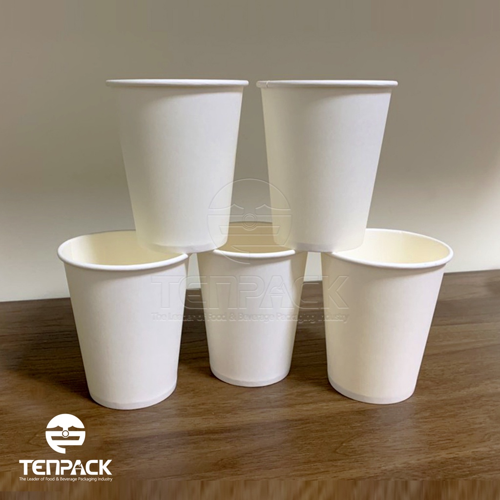 25 Ly giấy trơn 16oz ~ 480ml