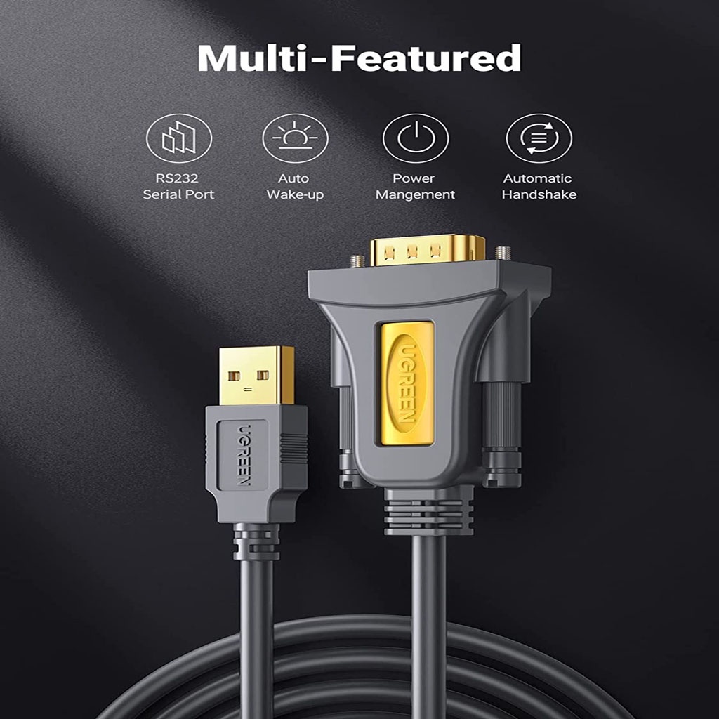 Cáp USB to Com Chính Hãng Ugreen CR104 Cao cấp