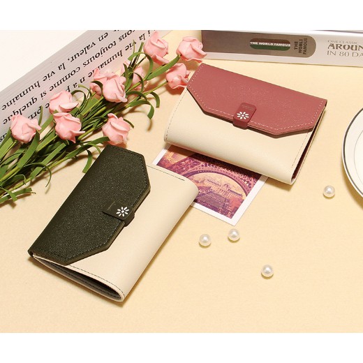 VÍ NỮ CẦM TAY FROM KOREA KHÓA HOA 8 CÁNH 202 CÁCH ĐIỆU TRẺ TRUNG | BigBuy360 - bigbuy360.vn