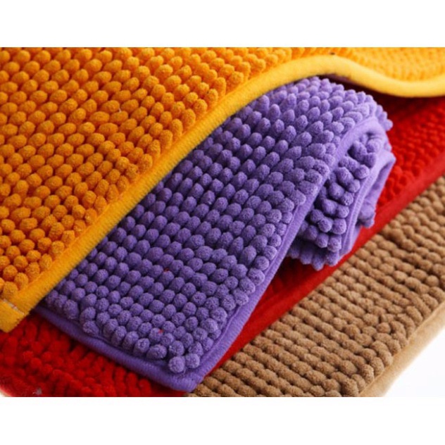 Thảm chùi chân san hô thảm lau chân san hô sợi cotton 48cm x 30cm