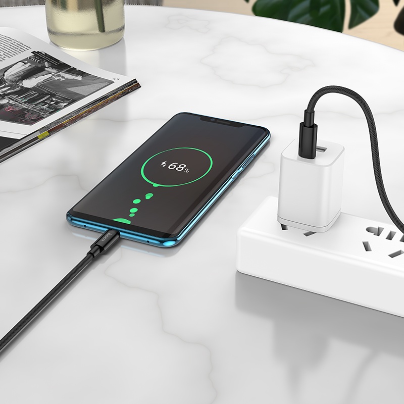 Cáp sạc nhanh Hoco. X68 100W USB Type C 5A 100W PD tiện lợi thích hợp cho Macbook iPad Samsung S20 Xiaomi