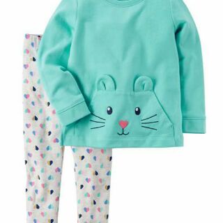 Bộ dài tay Carter's bé 6m-2y
