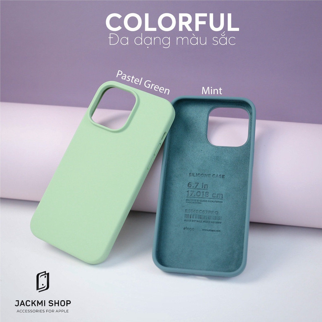 Ốp lưng Elago Silicone chống bẩn cho điện thoại ip 14 14 plus 14 pro 14 promax