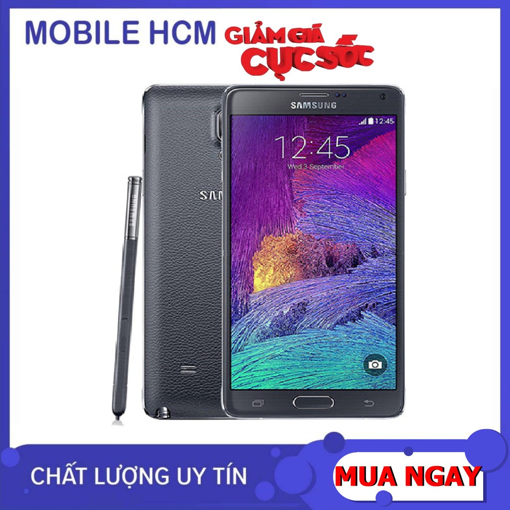 [ Xả Hàng Giá Sốc ] ĐIÊN THOẠI Samsung GALAXY NOTE 4 32G Fullbox, RAM 3GB, bộ nhớ trong 32GB, hệ điều hành Android 6.0