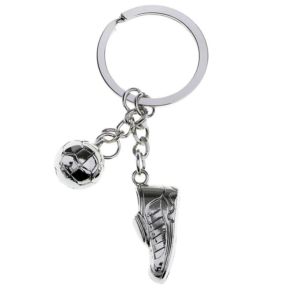 Móc Khóa Inox Hình Quả Bóng Thể Thao Thời Trang