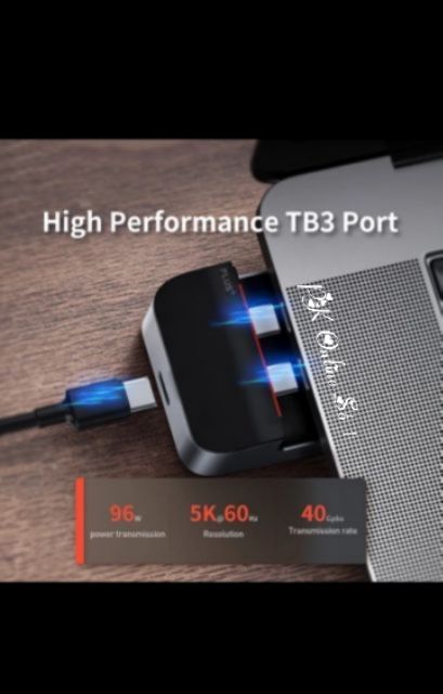 HUB chuyển cho MacBook Pro Thunderbolt 3 Bộ chia USB kết hợp Giá đỡ RJ45 kết hợp 9 trong 1 Chính hãng Baseus