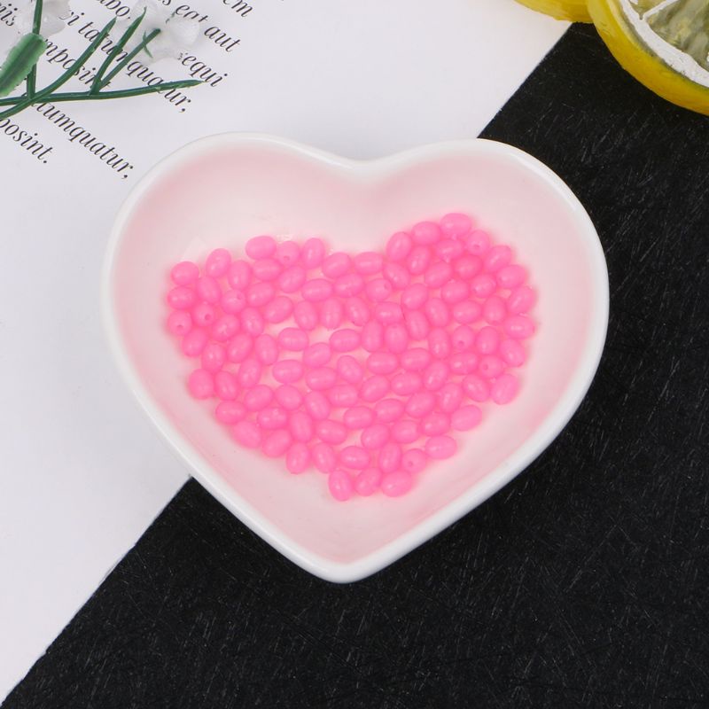 Bộ 100 Phao Nổi Câu Cá Dạ Quang Cứng Hình Oval