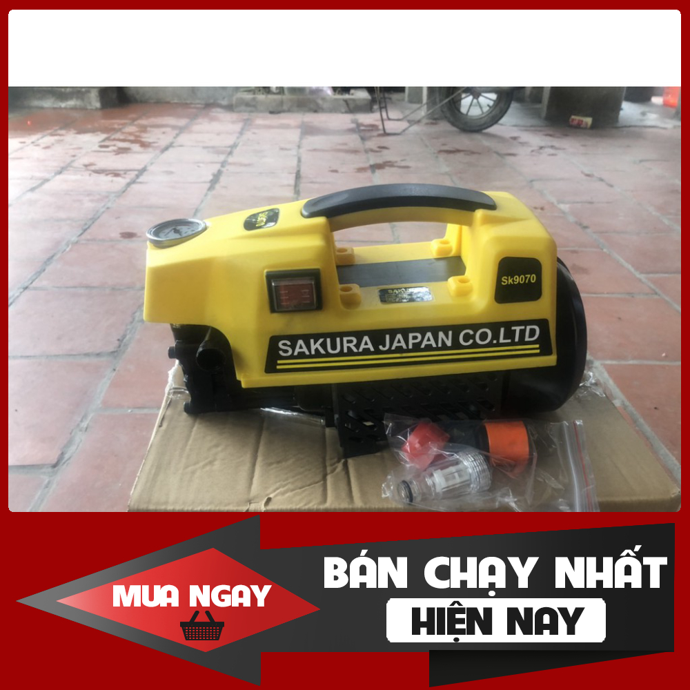 Máy rửa xe sakura áp lực cao công nghệ nhật bản 2021 máy rửa xe sakura