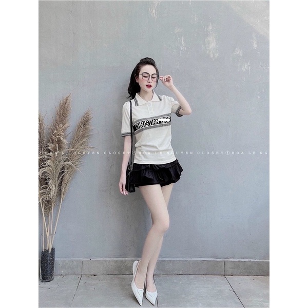 Áo len polo phối chữ DIO | BigBuy360 - bigbuy360.vn