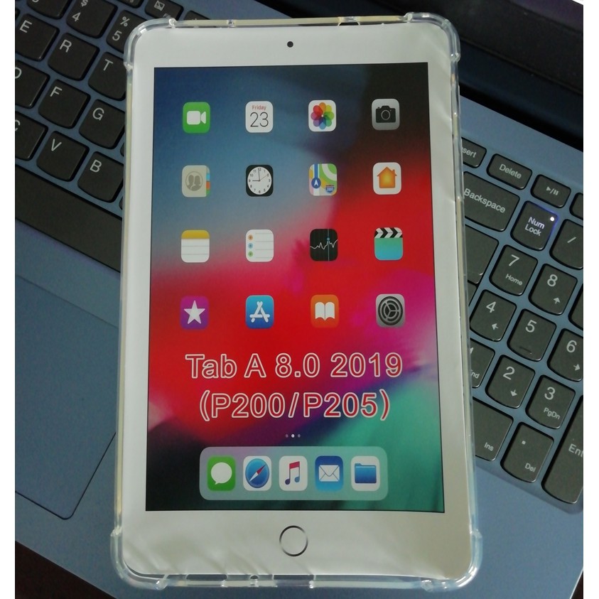 Ốp lưng Samsung Galaxy Tab A 8.0 2019 P200 P205 Chống nứt TPU Mềm Vỏ bảo vệ chống sốc
