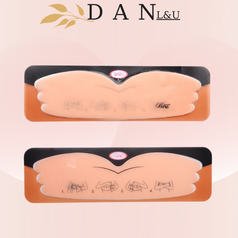Áo ngực dán bằng silicon không dây nâng ngực tạo khe gợi cảm cho nữ DAN L&amp;U 1601