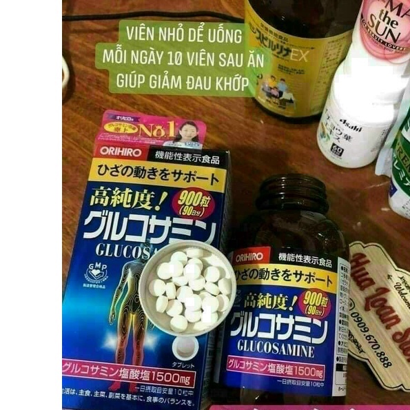 VIÊN UỐNG BỔ XƯƠNG KHỚP Glucosamine Orihiro 1500mg