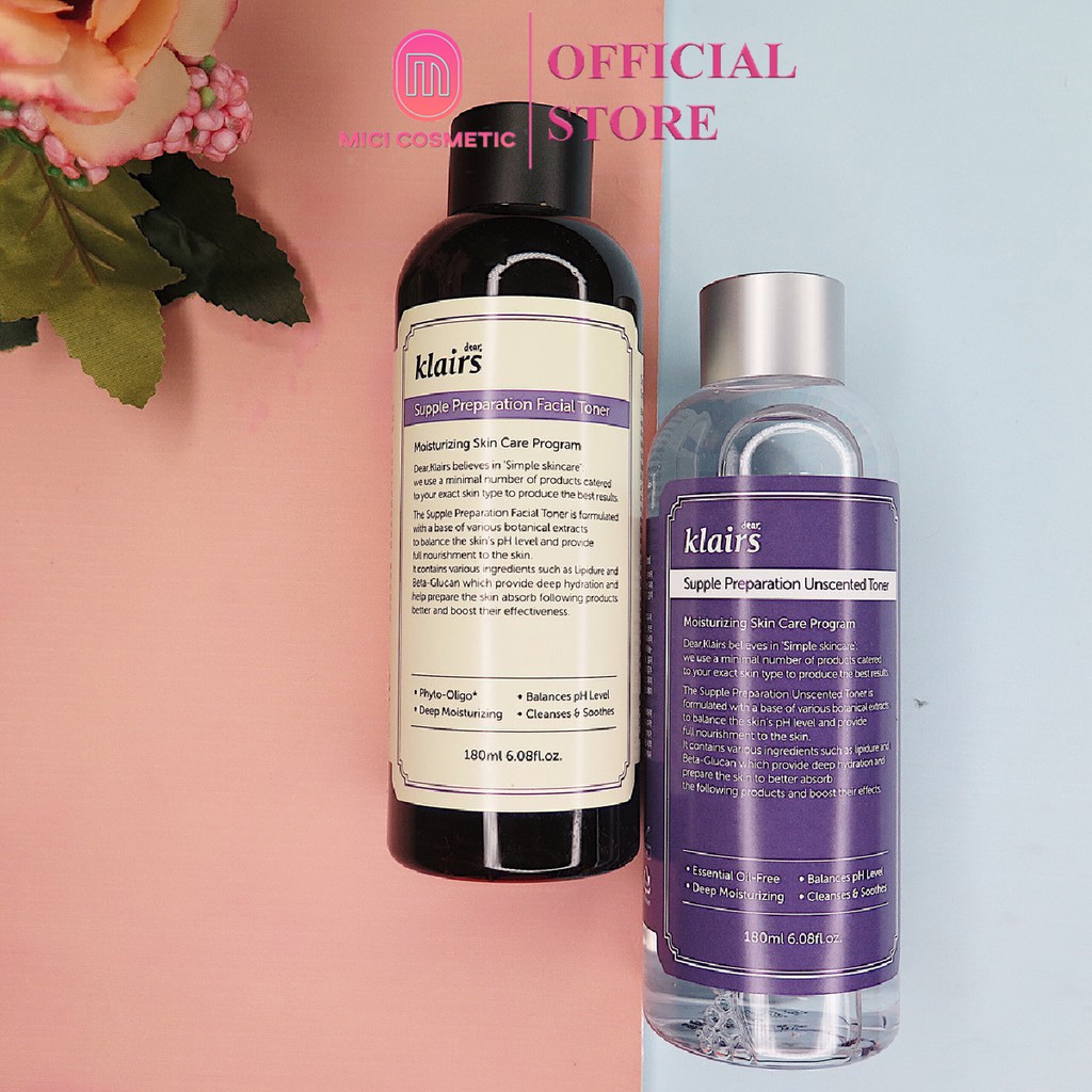 Nước Hoa Hồng Không Mùi Toner Dear Klairs Dưỡng Ẩm Da 180ml | BigBuy360 - bigbuy360.vn