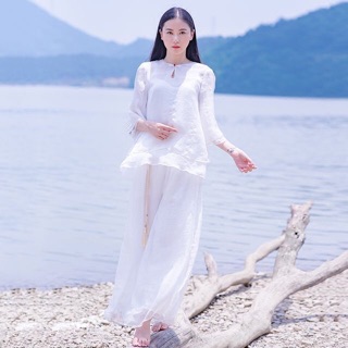 Bộ đũi tơ kiểu dáng trung hoa