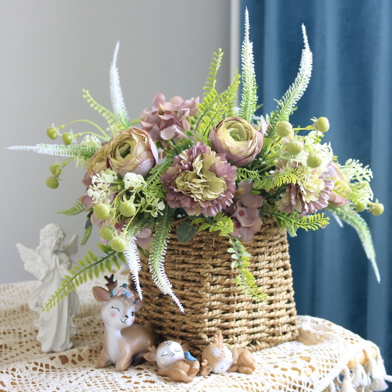 Bó Hoa Sen Nở Giả Dùng Trang Trí Tiệc Cưới / Sân Khấu