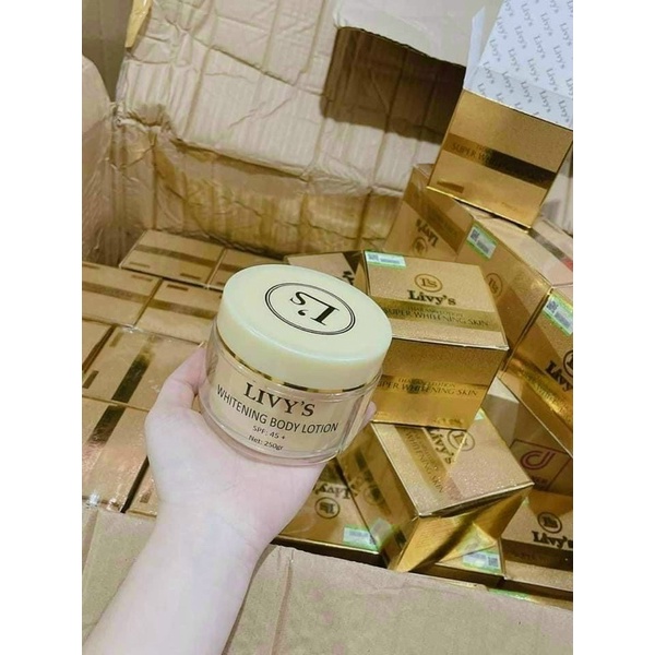 Kem body dưỡng trắng da Livy's Thái Lan - Whitening body Lotion Livy's