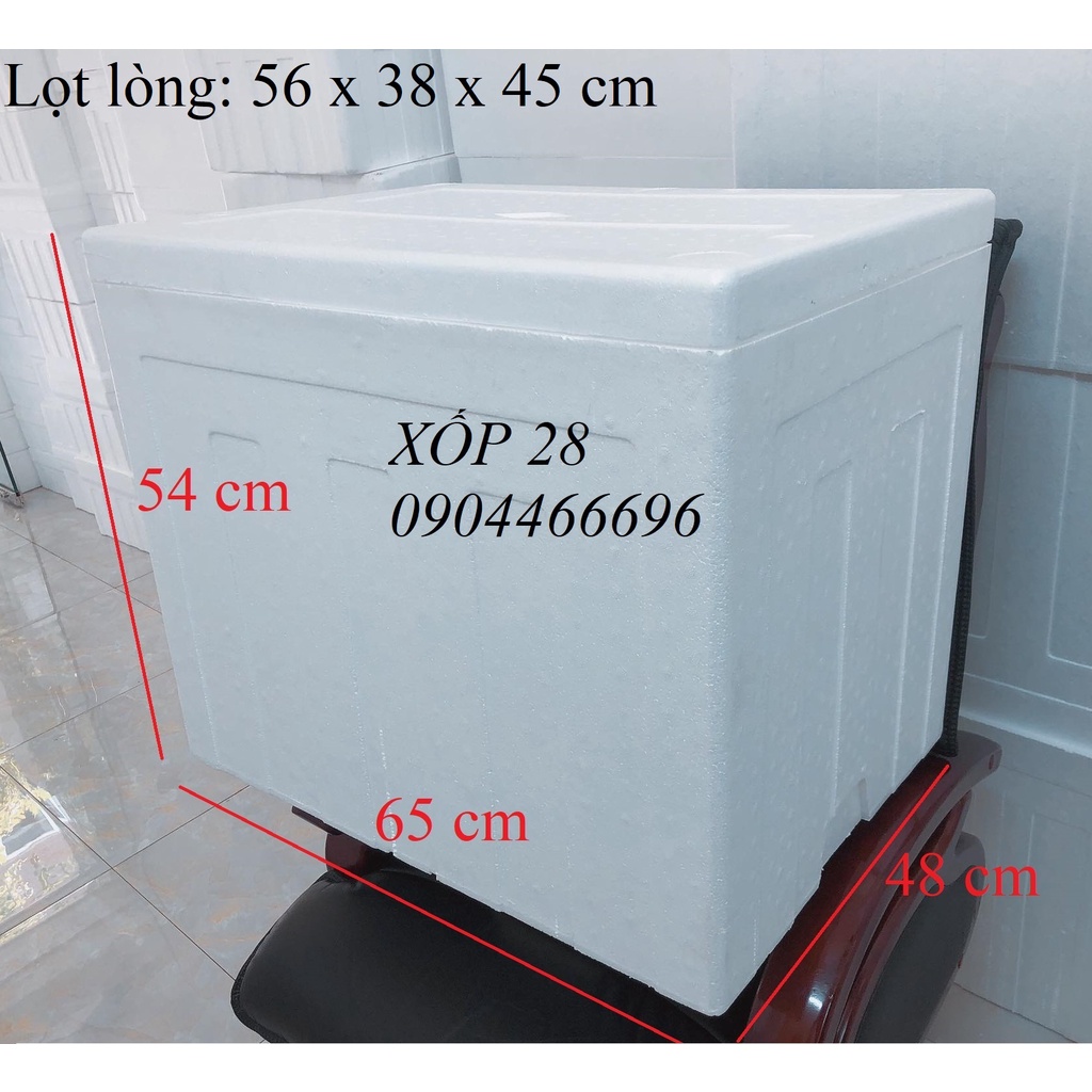 thùng xốp số 1 99 lít đựng đá hải sản hoa quả trồng cây nuôi cá và cấp đông