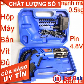 Máy bắn vít cầm tay dùng pin Hyundai HBV-2030 chính hãng, động cơ bền bỉ, nhiều loại vít đi kèm tiện dụng . BH 6 tháng