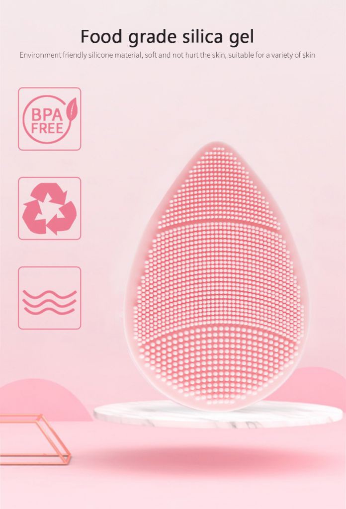 [ready] Silica Gel Cleaning Pad Wash Face Facial Exfoliating Brush Skin Scrub Cleanser Tool Almofada De Gel De Sílica Para Limpeza Facial E Esfoliação Facial Silica Gel Cleaning Pad Wash Face Facial Exfoliating Brush Skin Scrub Cleanser Tool MOLI