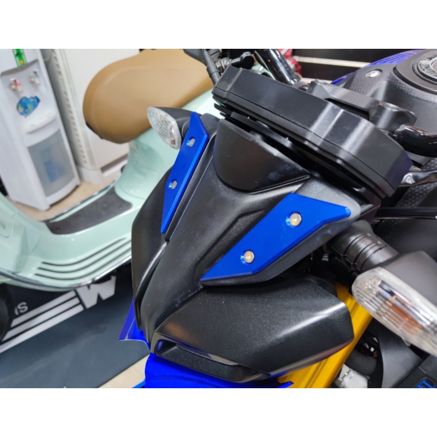 Ốp Trang Trí Đầu Xe Bằng Hợp Kim Nhôm Cao Cấp Cho YAMAHA MT-15 MT15 2018-2022