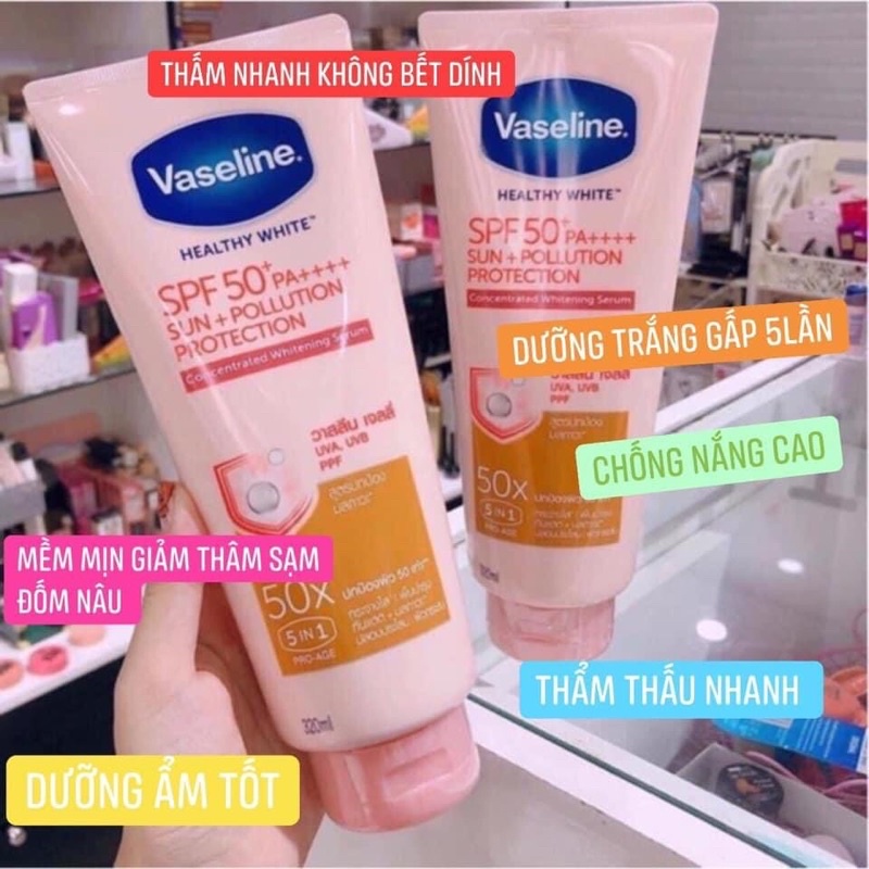 Dưỡng thể Vaseline 50X