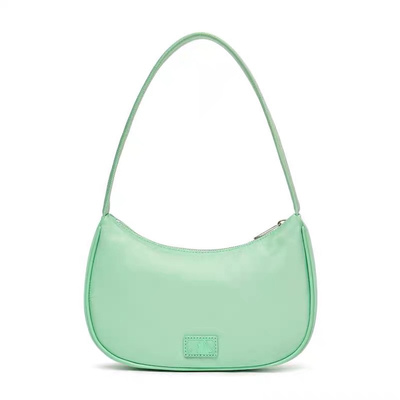 Túi Kẹp Nách Mlb NY Màu Trơn Khóa Kéo Phong Cách Xuân Hè Cho Nữ 2022