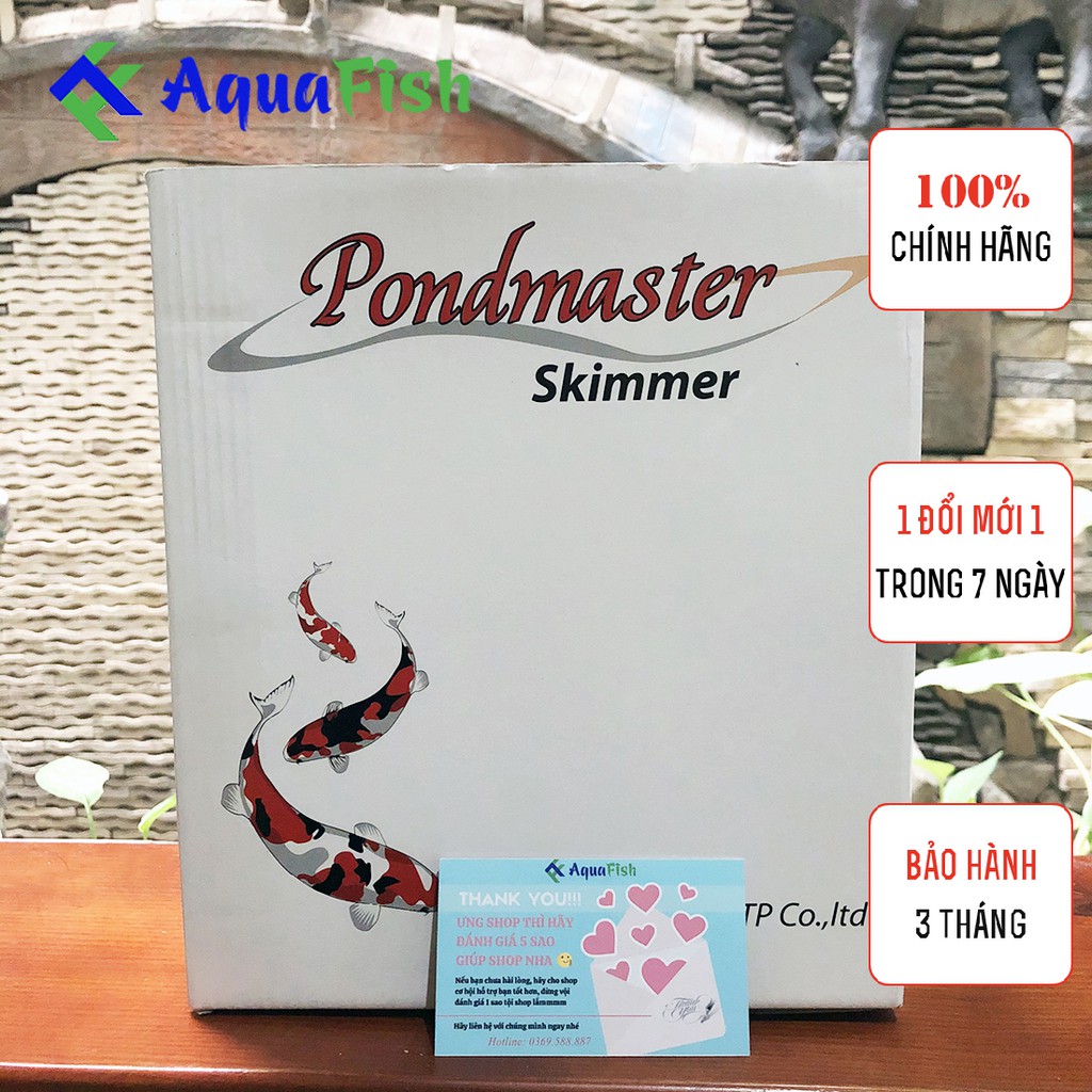 Hút Mặt Hồ Cá Koi Pondmaster (hút váng, bọt bẩn, rác lá cây)