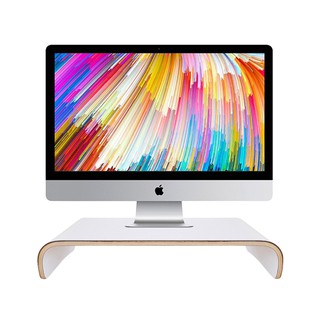 Kệ để màn hình máy tính màu trắng PlyConcept Monitor Stand