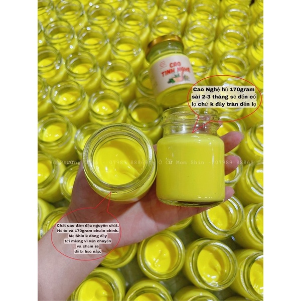 Cao tinh nghệ Mom Shin 70gr | Link phụ | Vũ Phương Thảo Mom Shin | Shop Mẹ Thảo | Mẹ Shin