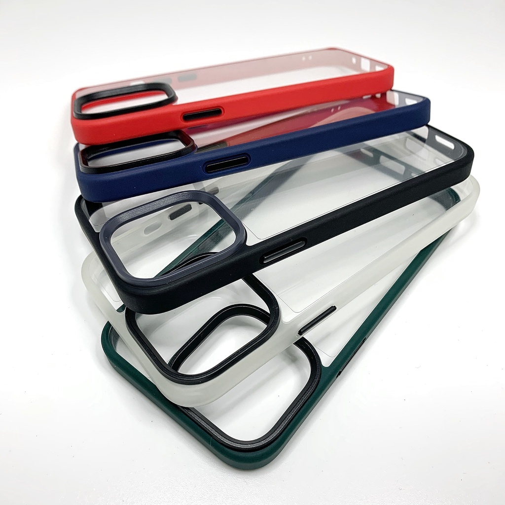 Ốp chính hãng - LIKGUS C Clear Iphone 13/13Pro/13ProMax Viền Tpu Chống Sốc Lưng Pc Cứng Chống Trầy Viền Bảo Vệ Camera