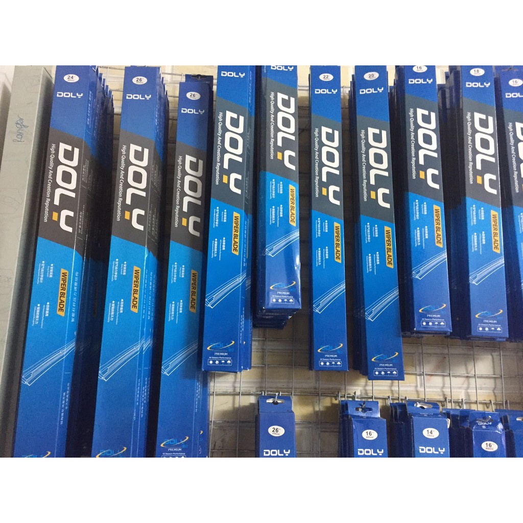 Gạt mưa silicon Xpander, chính hãng DOLY giá 1 cặp, gạt siệu sạch, cực êm ( 26, 16)