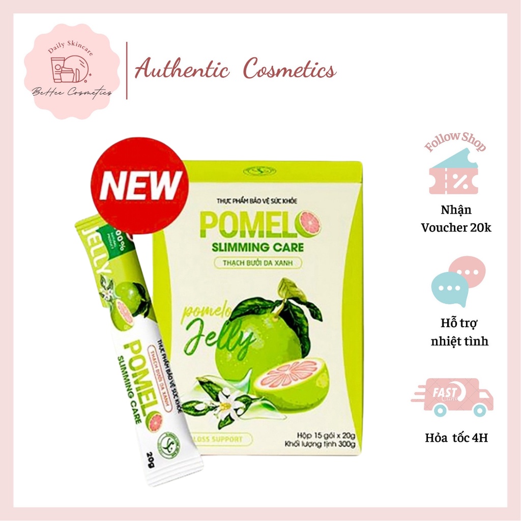 Thạch Bưởi Giảm Cân Đẹp Da, Giữ Dáng Pomelo Slimming Care - Full Hộp