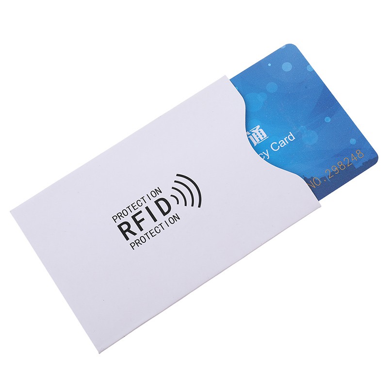 Set 5 Bao Đựng Thẻ Ngân Hàng Bằng Kim Loại Chống Rfid Giá Đỡ