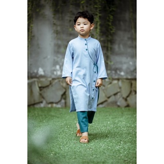 Áo Dài linen Bé Trai